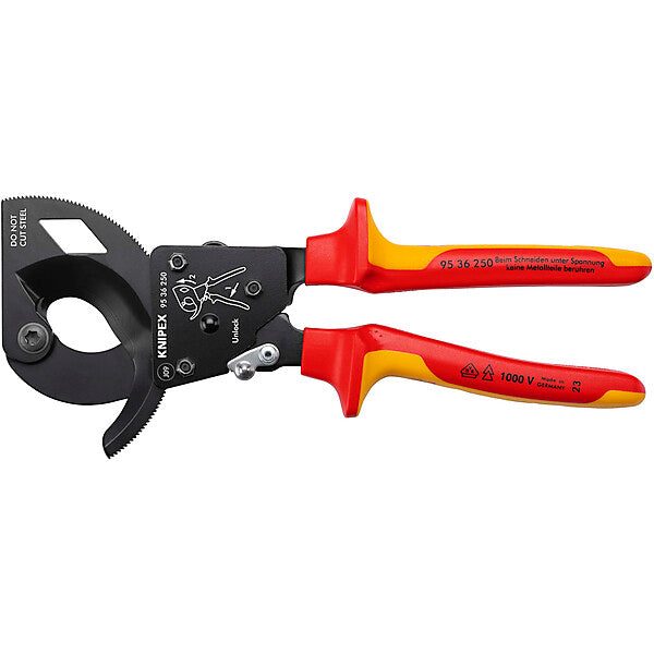 KNIPEX Kabelschneider isoliert, 250mm 95 36 250